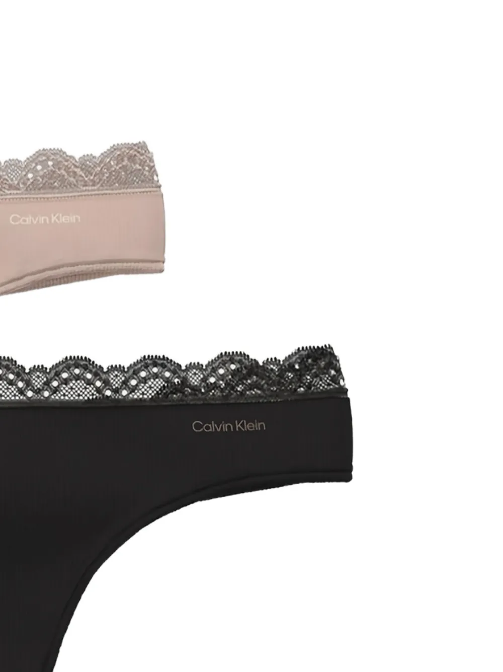 Calvin Klein lace-trim thongs (set of three) | Image 2