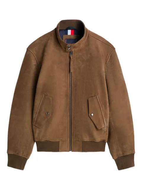 Tommy Hilfiger zipped leather jacket