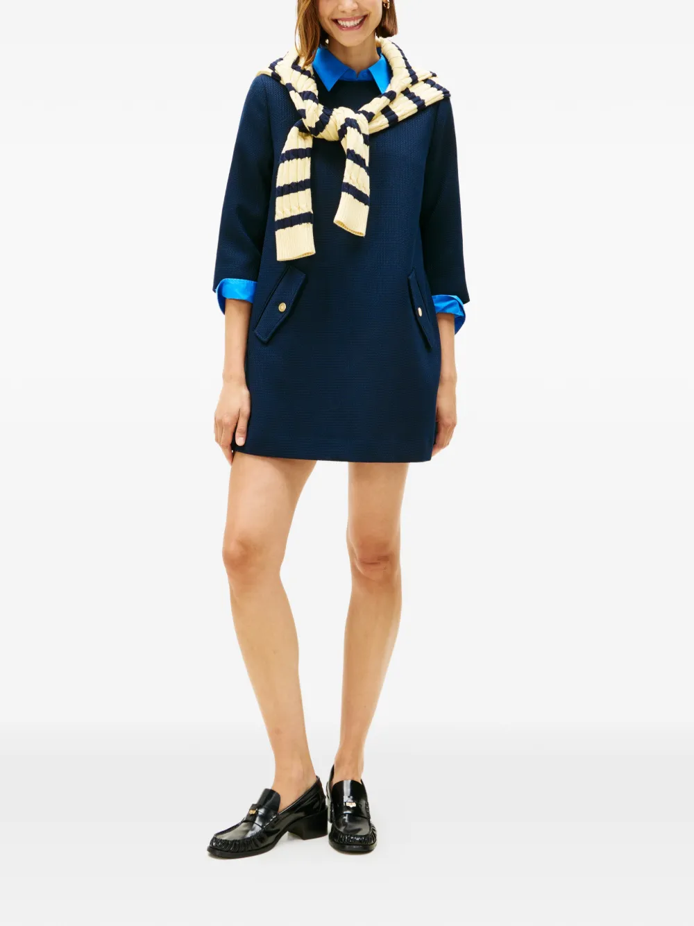 Tommy Hilfiger pocked mini dress - Blauw