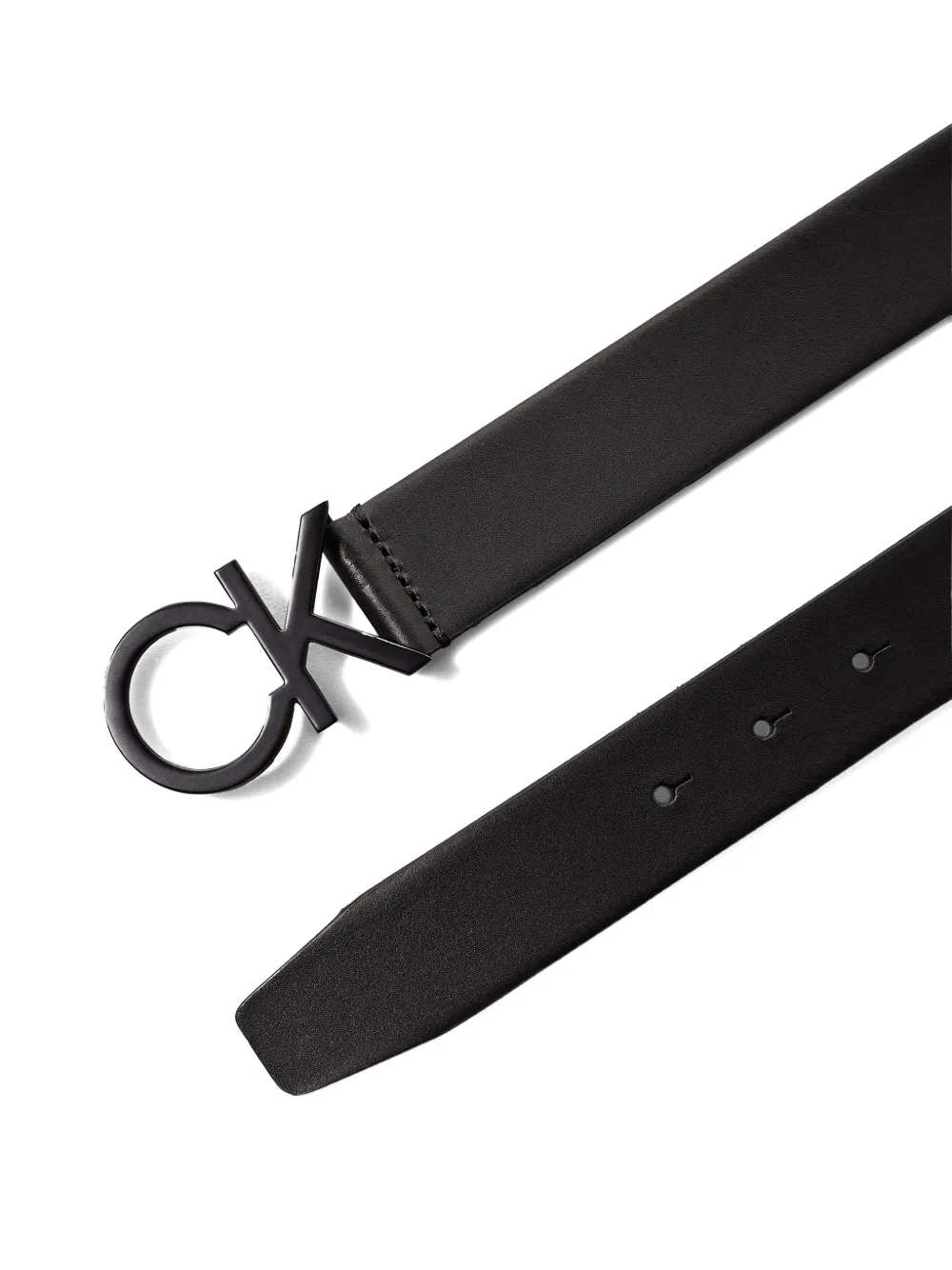 Calvin Klein logo leather belt | Image 2