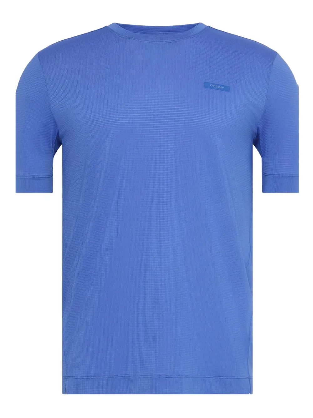 Calvin Klein short-sleeve logo T-shirt | Blue | Image 1