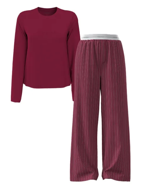 Calvin Klein logo striped pajama (set of two)