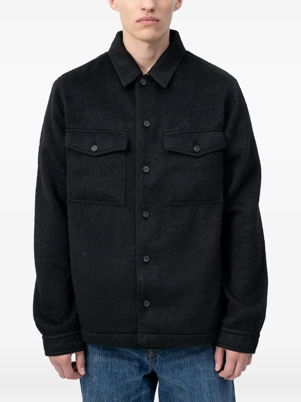 HUGO flap-pocket jacket - Nero