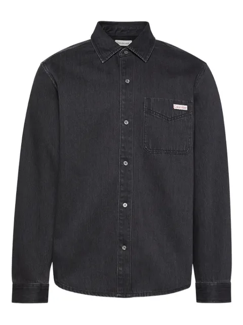 Calvin Klein camisa manga larga con bolsillo