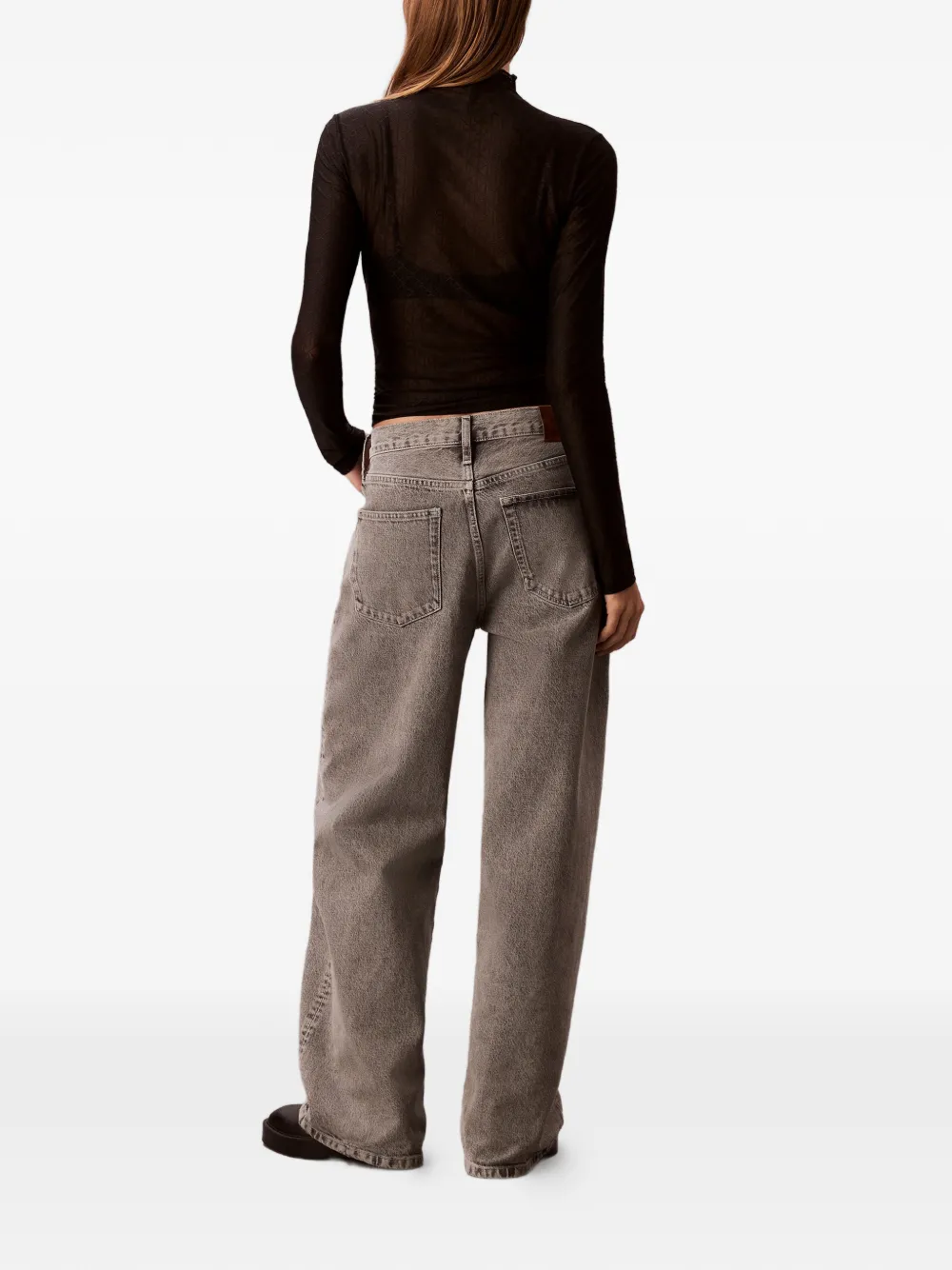 Calvin Klein Jeans met logopatch Grijs