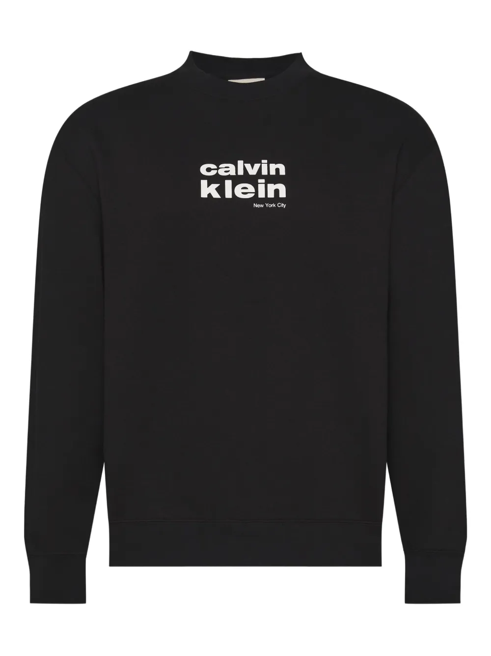 Calvin Klein logo-print sweater | Brown | Image 1