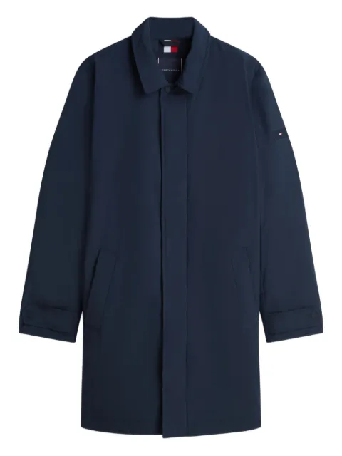 Tommy Hilfiger concealed-fastening collared coat