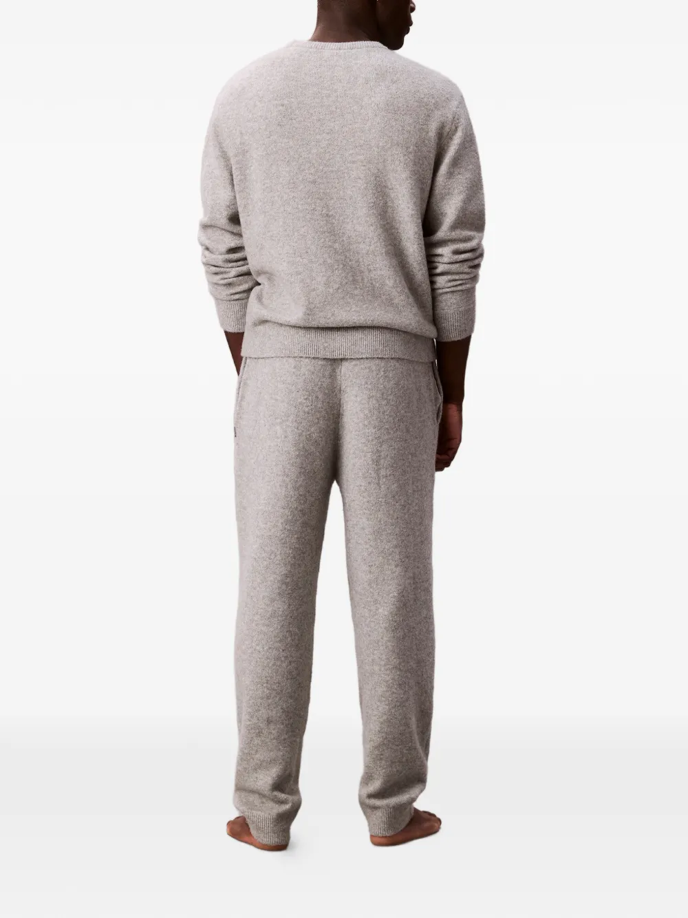 Calvin Klein cuffed-hem knitted trousers | Image 2