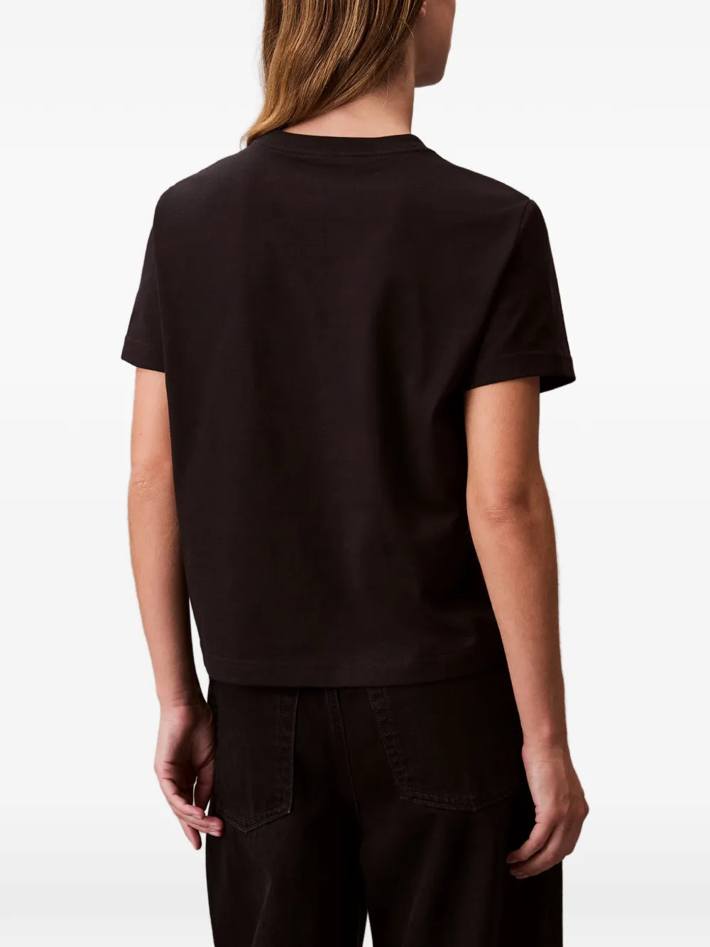 Calvin Klein Logo T-shirt In Blue