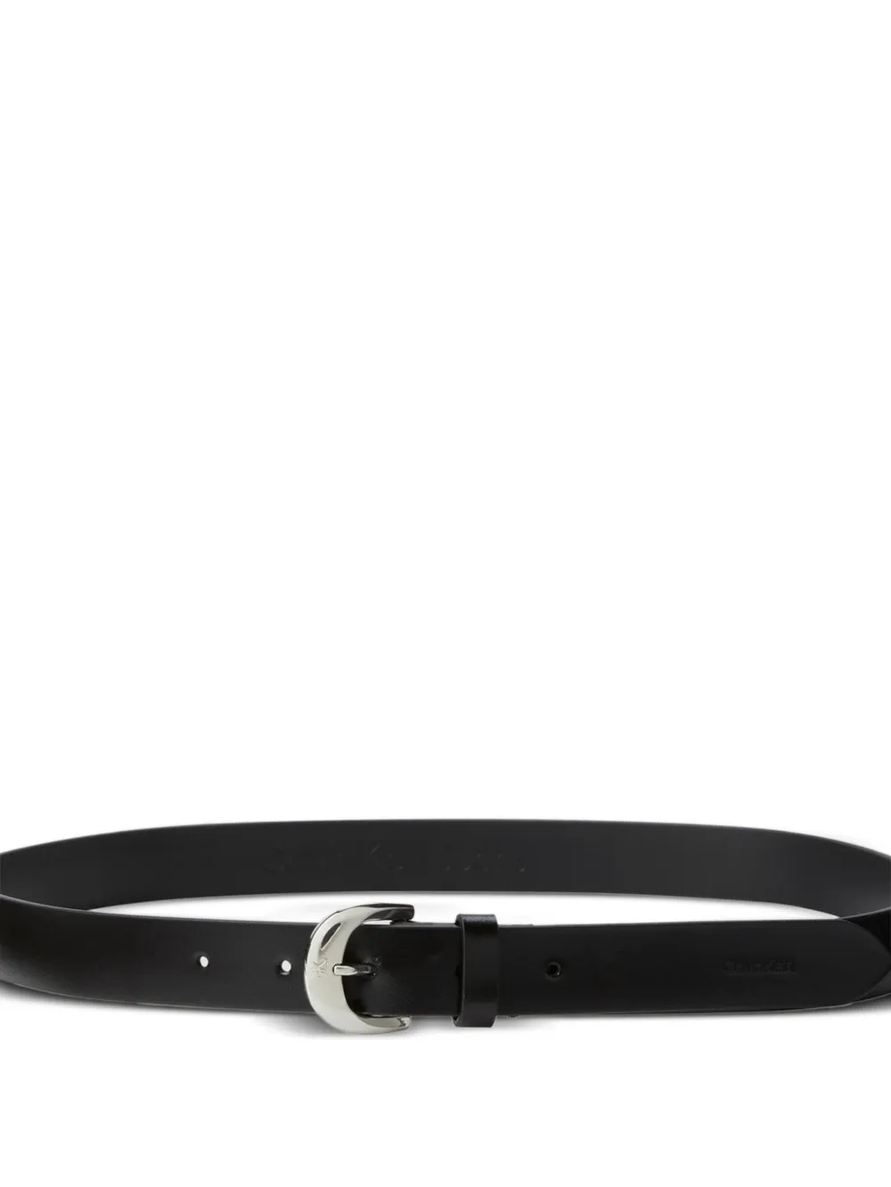 Calvin Klein buckle leather belt - Nero