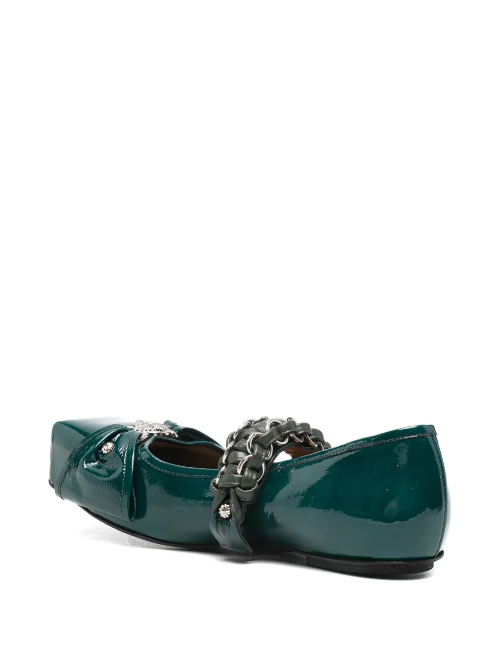 Toga Pulla Ballerina's verfraaid met strik Groen