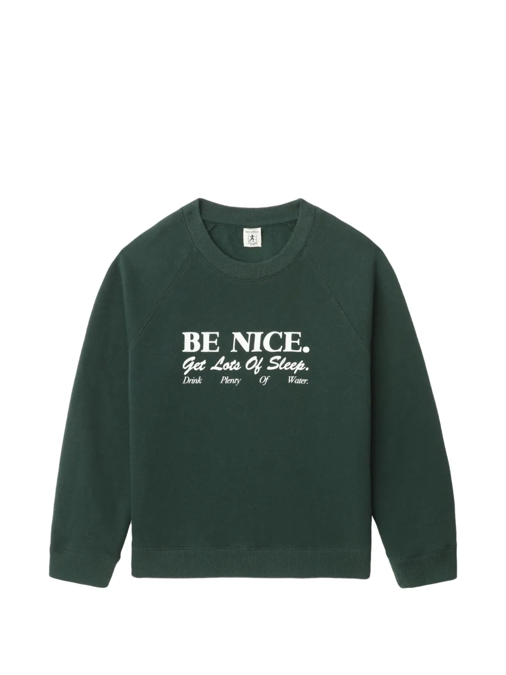 Sporty & Rich slogan-print sweatshirt - Verde