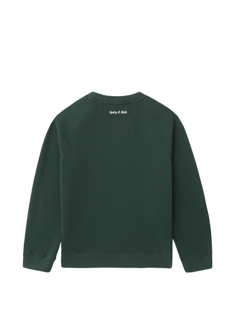  Sporty & Rich Slogan-print Sweatshirt - Green 
