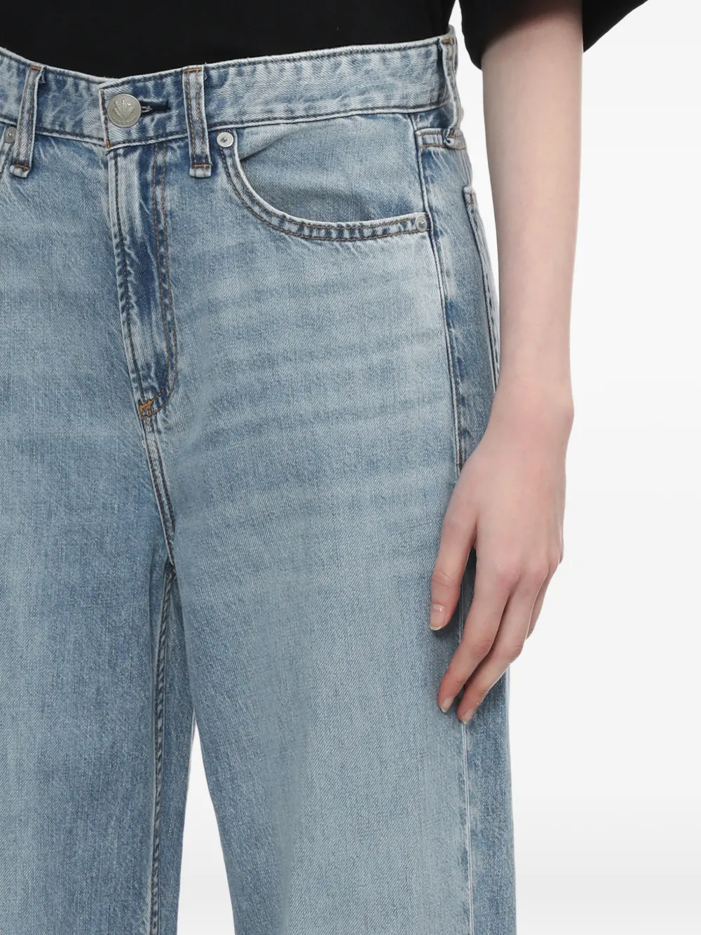 rag & bone Jeans met zak Blauw