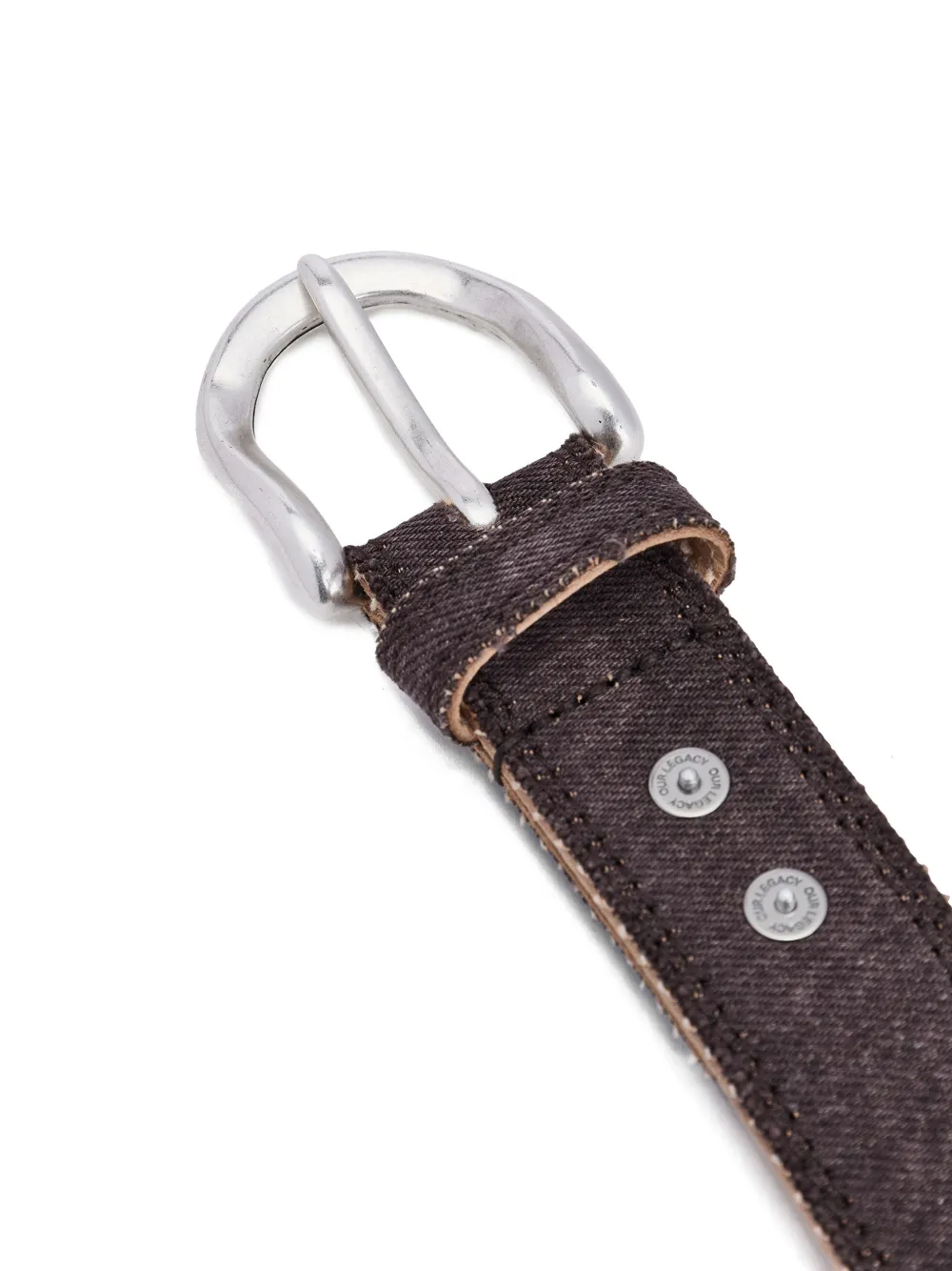 OUR LEGACY Riem met geverfde ringlets Bruin