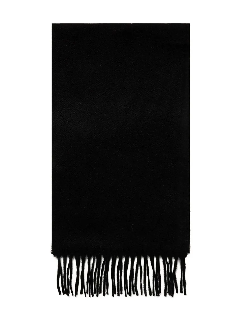 Sunspel bufanda con flecos | negro | Image 1