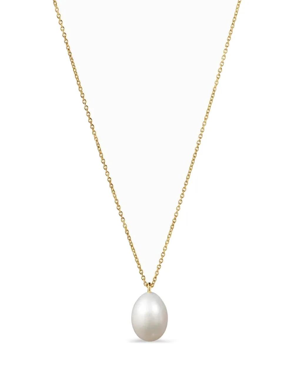 Sophie Bille Brahe 14K yellow gold Poire Simple pearl necklace - Oro