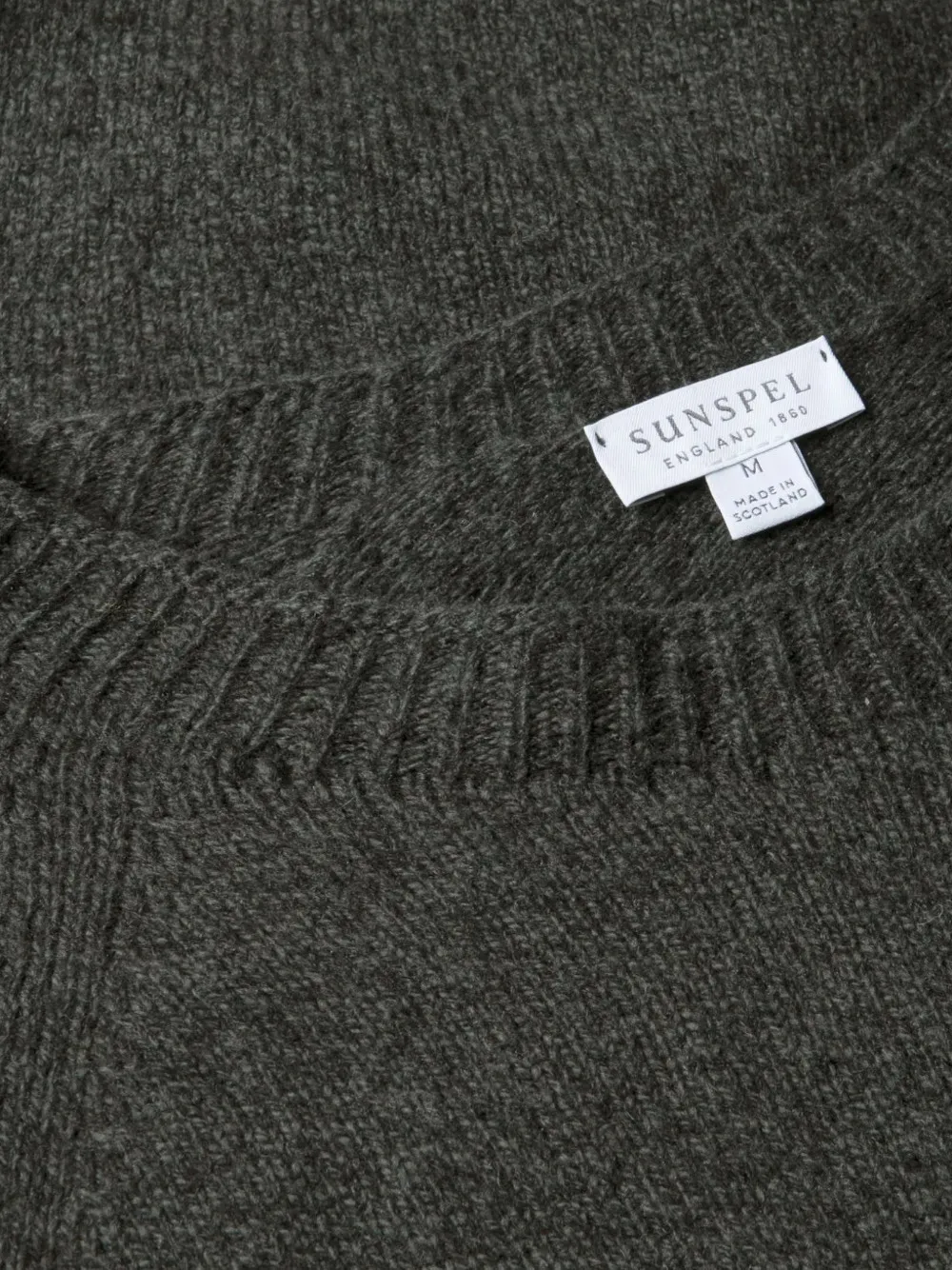 Sunspel long-sleeve sweater - Groen