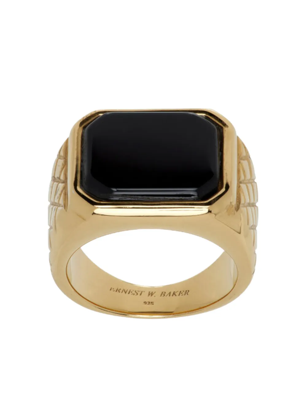 Ernest W Baker Ernest W. Baker Rings In Gold