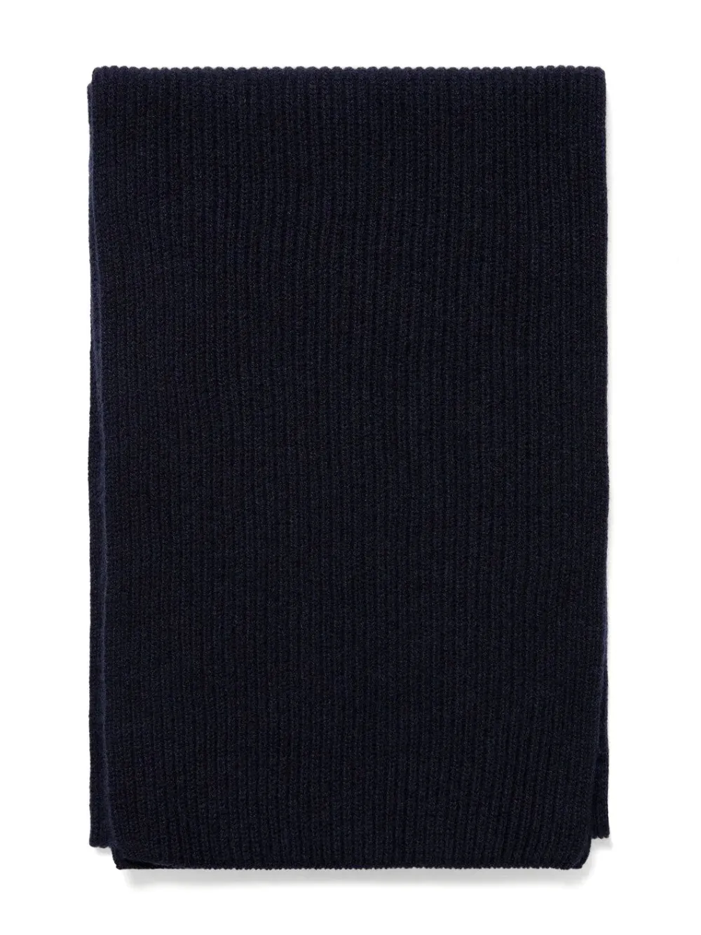 Sunspel Ribbed Scarf - Blu