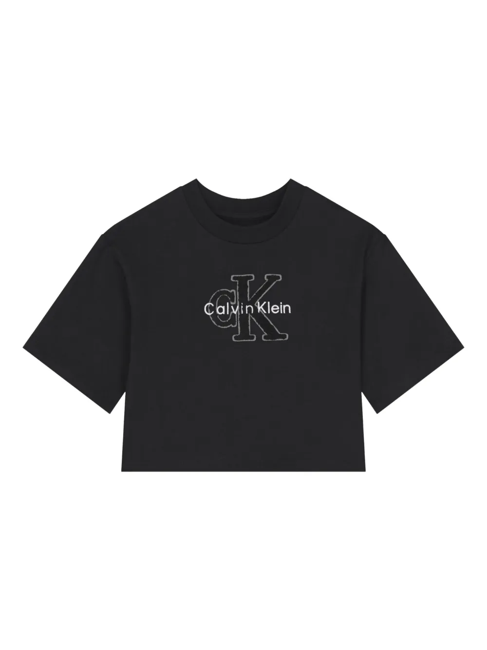 Calvin Klein Kids logo T-shirt - Nero