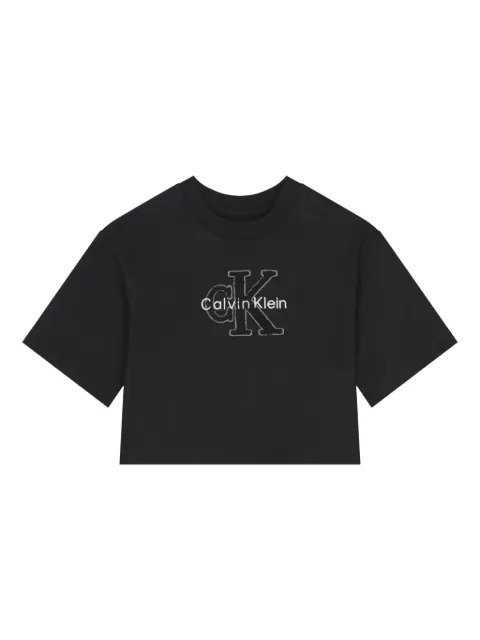 Calvin Klein Kids 로고 티셔츠