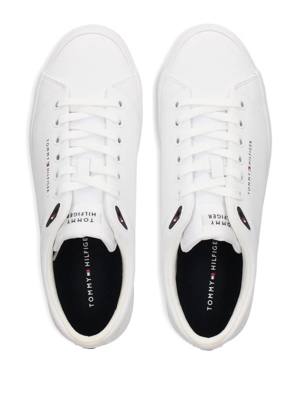 Tommy Hilfiger Lace-up Sneakers In White