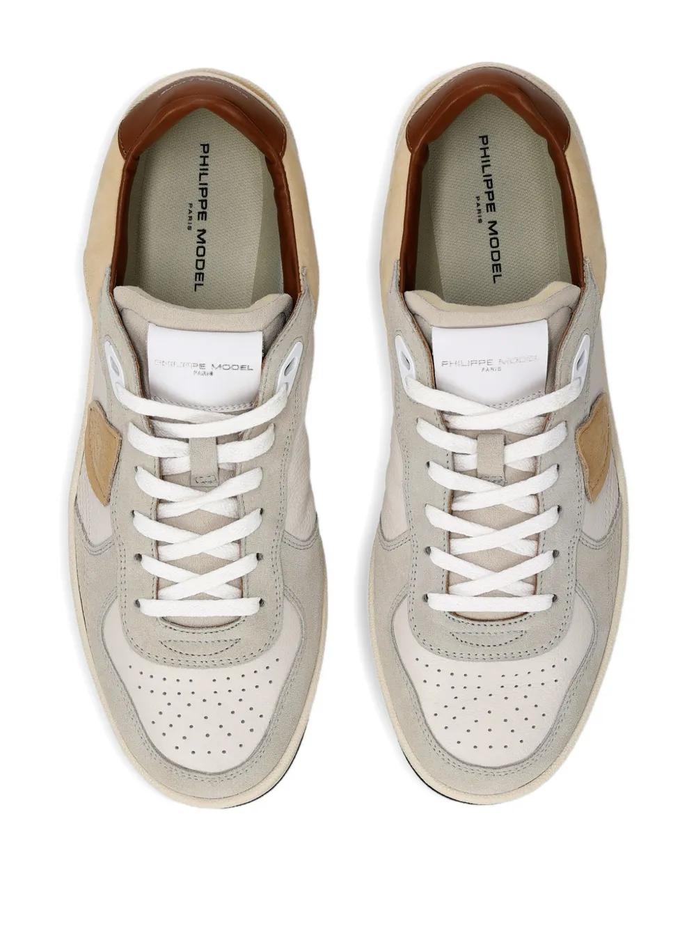 Philippe Model Paris Panel Pgal low-top sneakers Beige