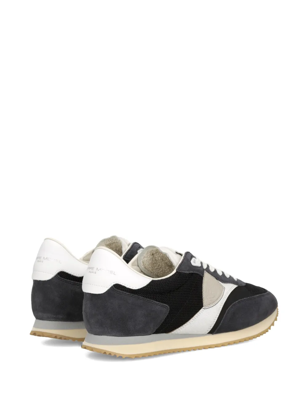 Philippe Model Paris Belville low-top sneakers met vlakken Zwart