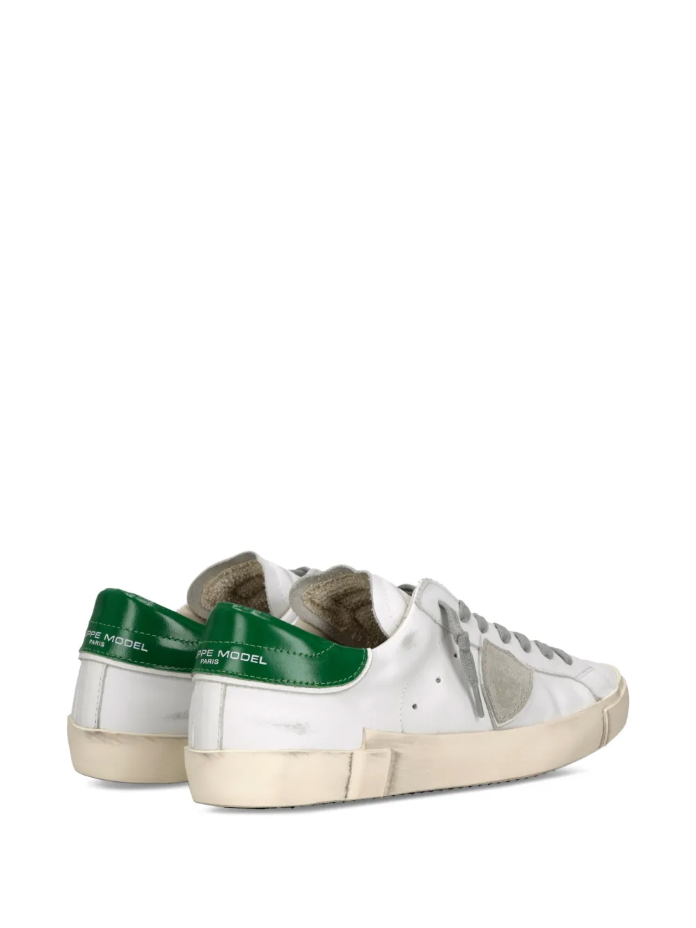  Philippe Model Paris Prsx Logo Patch Prsx Low Sneakers - White 