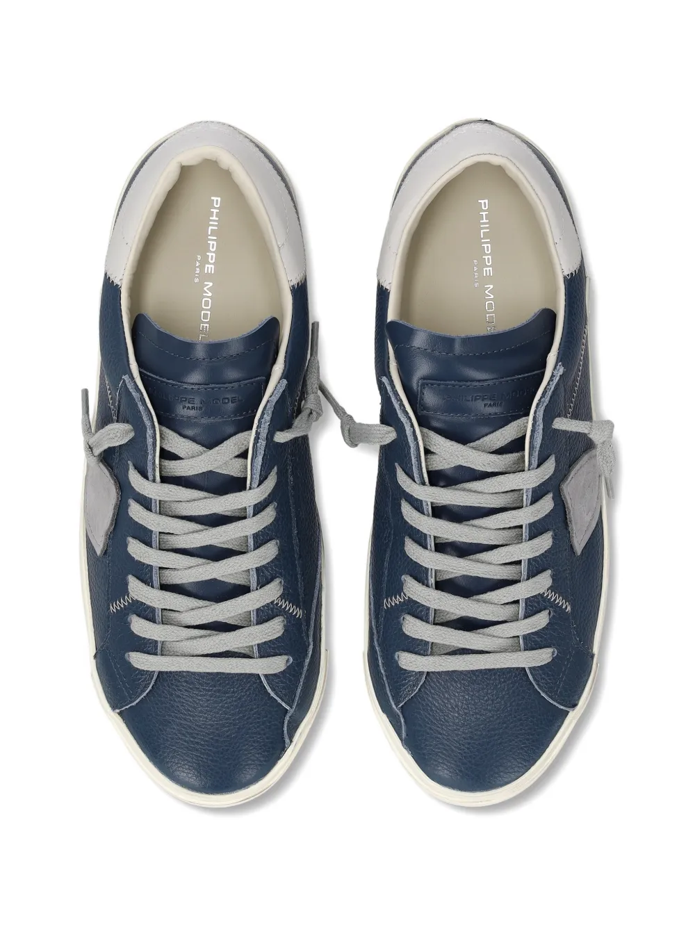 Philippe Model Paris PRSX leren low-top sneakers Blauw