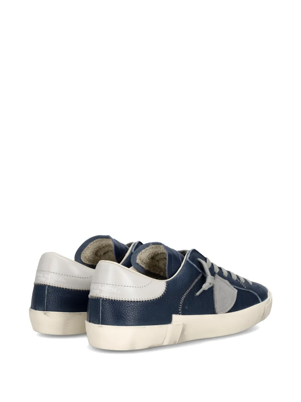 Philippe Model Paris PRSX leren low-top sneakers Blauw