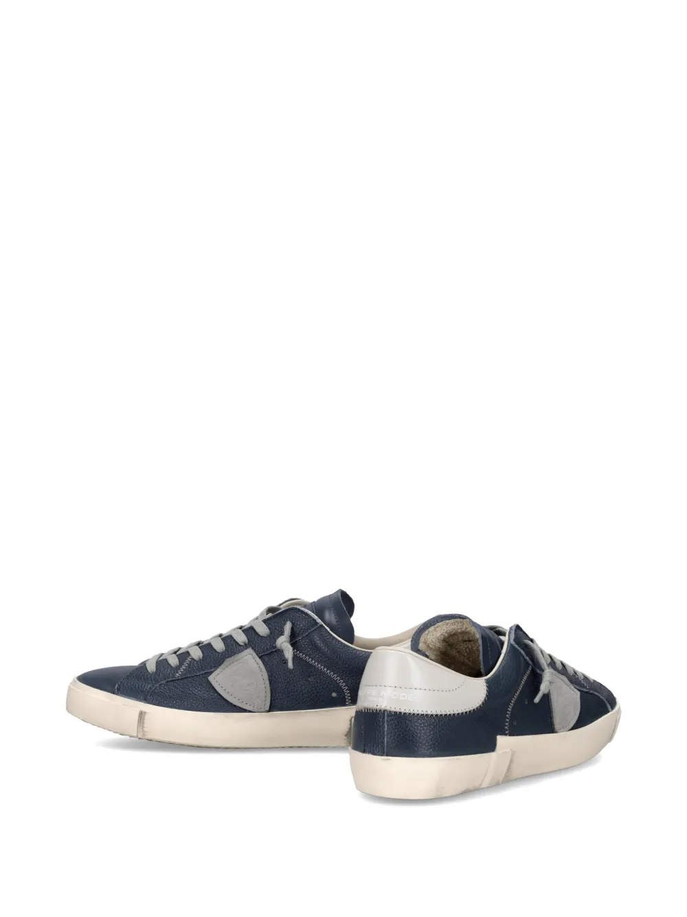 Philippe Model Paris PRSX leren low-top sneakers Blauw