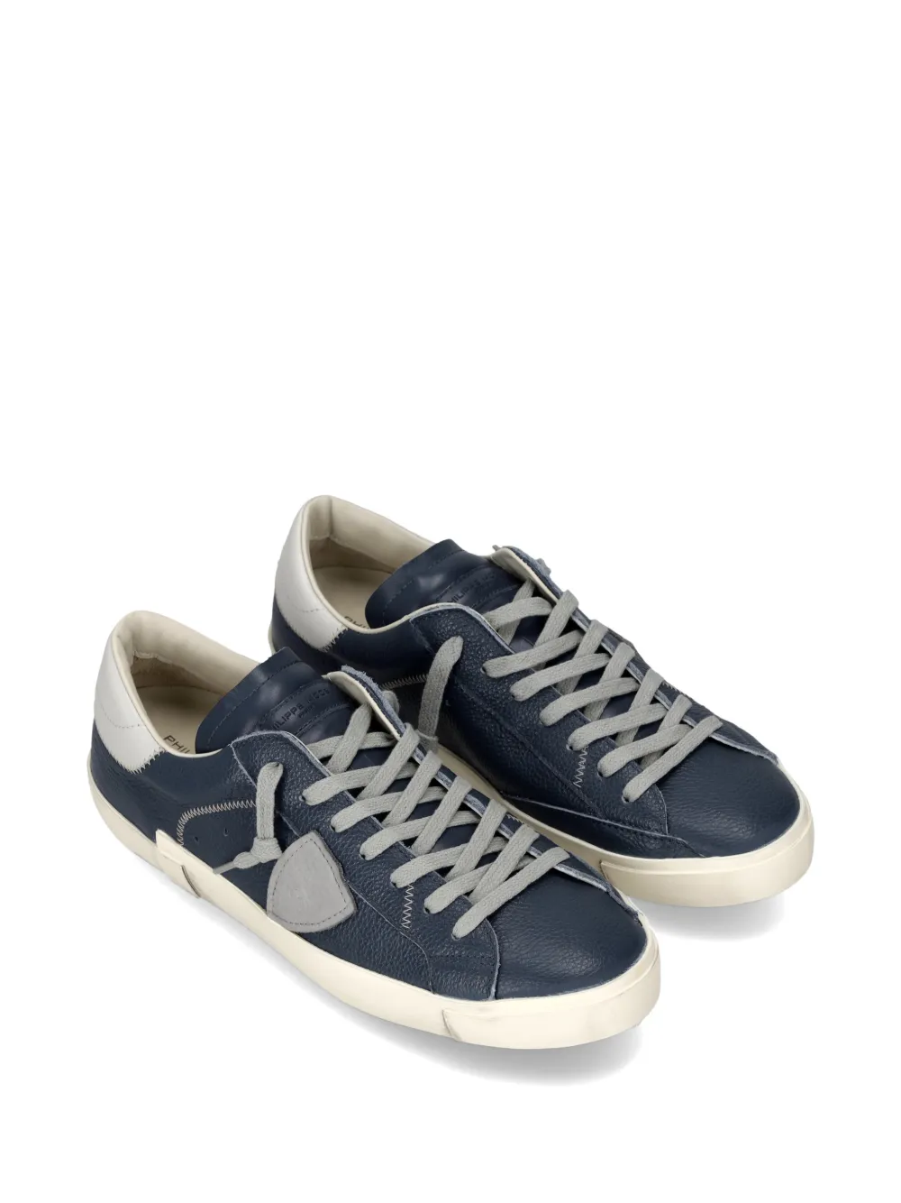 Philippe Model Paris PRSX leren low-top sneakers Blauw