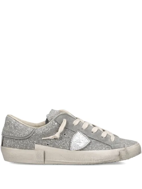 Philippe Model Paris Prsx glitter appliqued low trainers