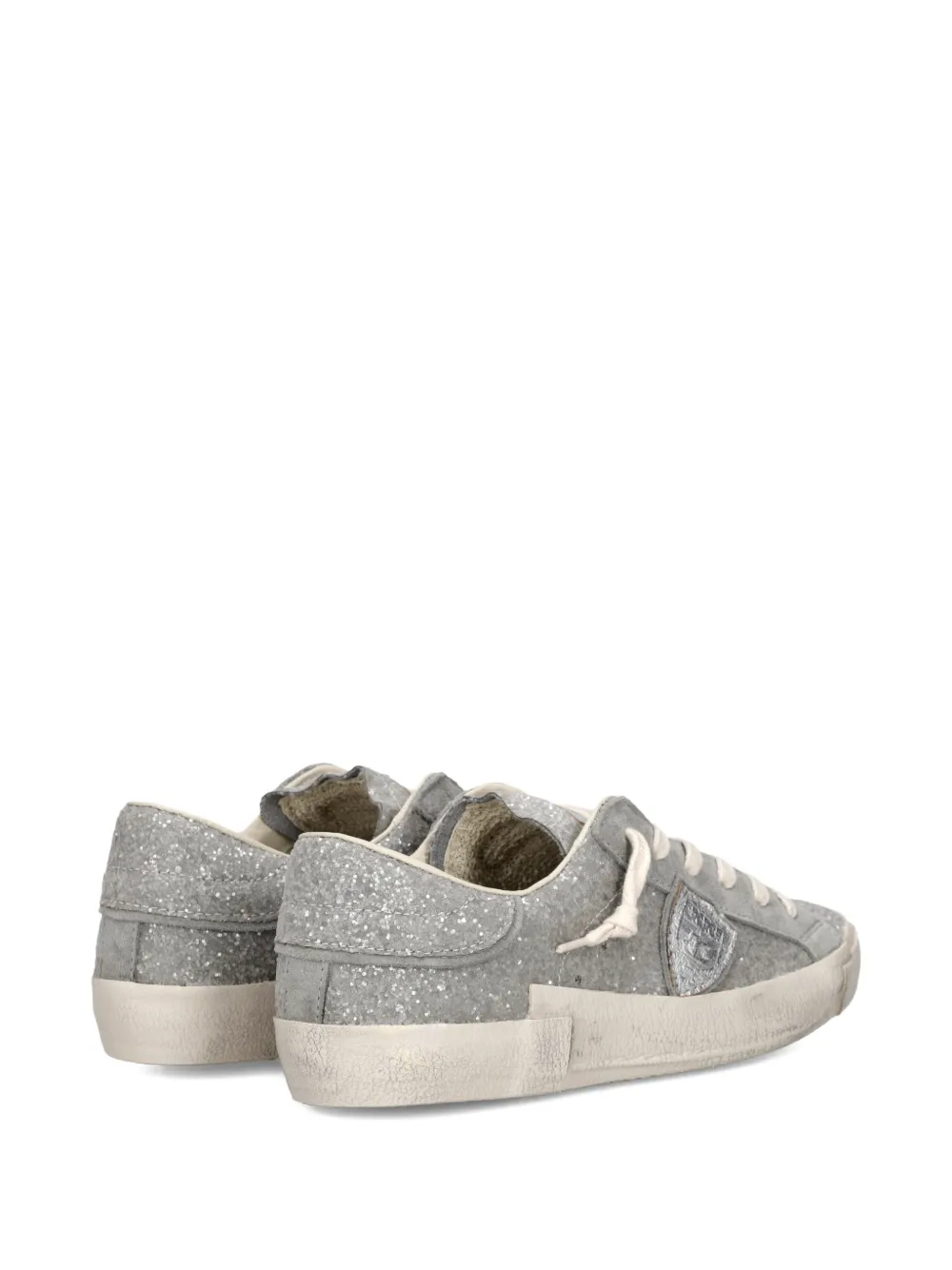 Philippe Model Paris Prsx low-top sneakers met glitter Grijs