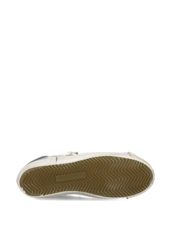 Philippe Model Paris Prsx Glitter Appliqued Low Trainers | Grey