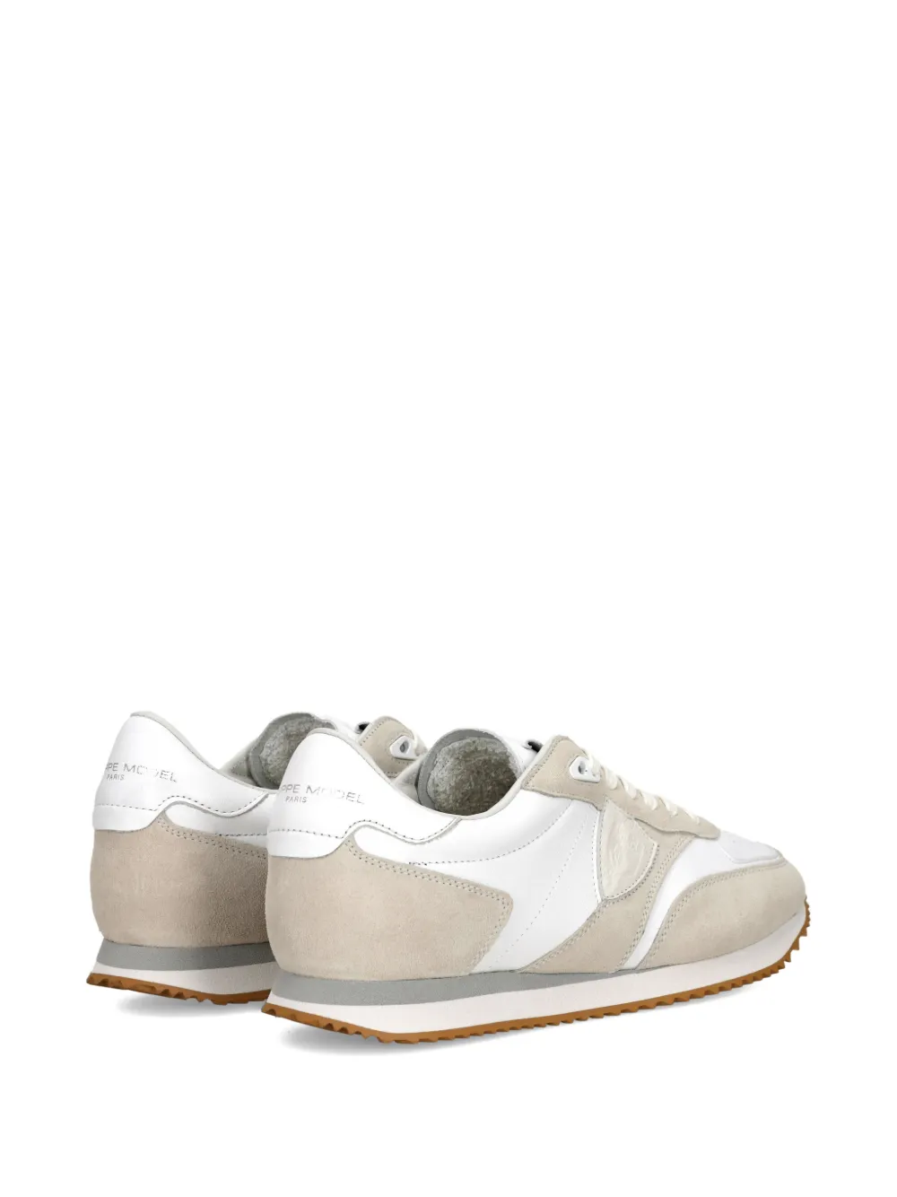 Philippe Model Paris Belville sneakers met geperforeerd vlak Wit