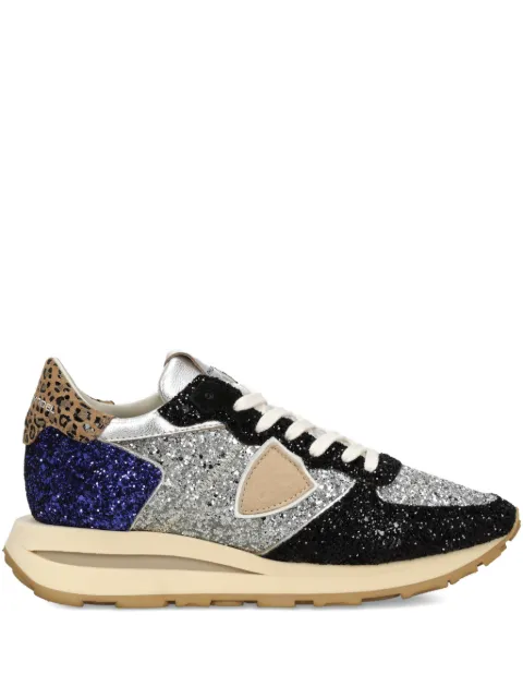 Philippe Model Paris glitter leopard trainers