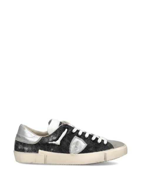 Philippe Model Paris PRSX Low Sneakers mit Metallic-Einsätzen