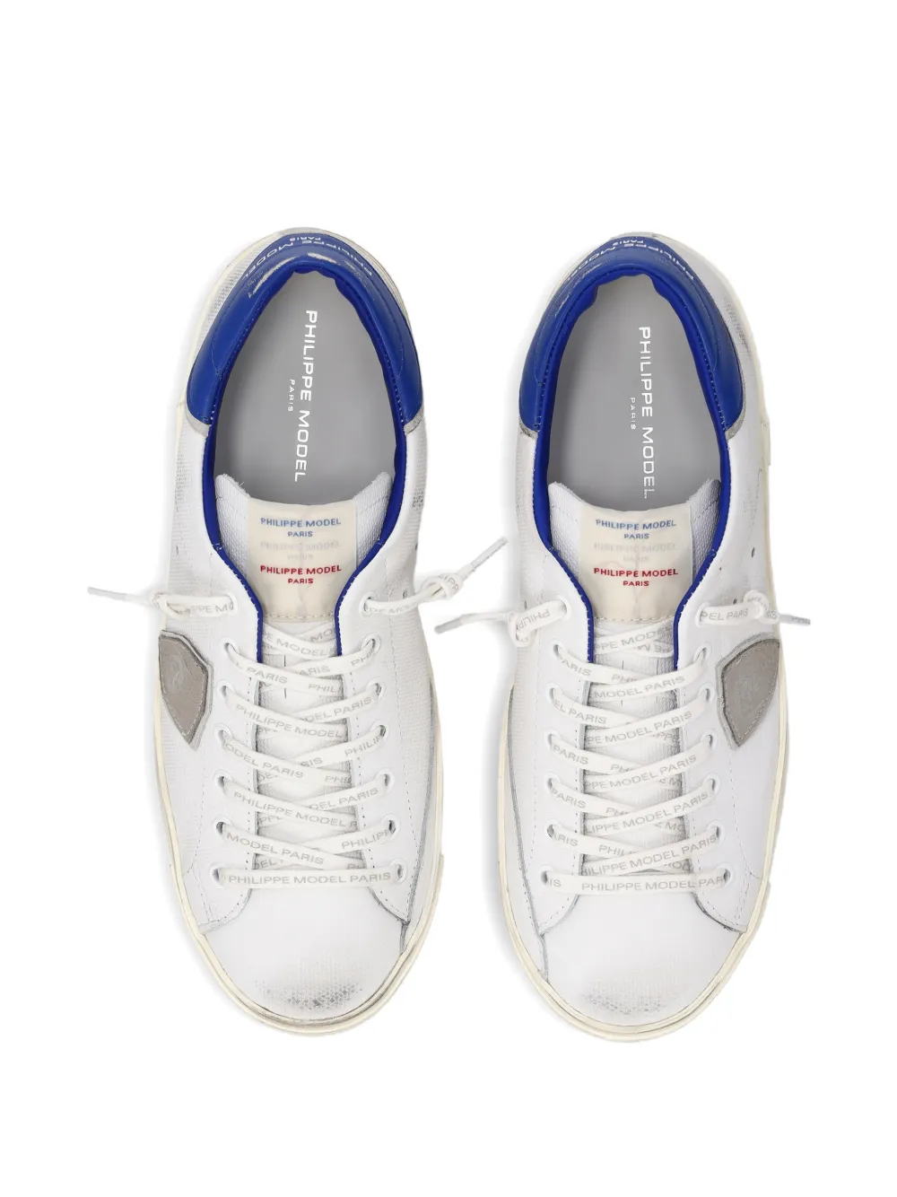 Philippe Model Paris triangle-patch sneakers Wit