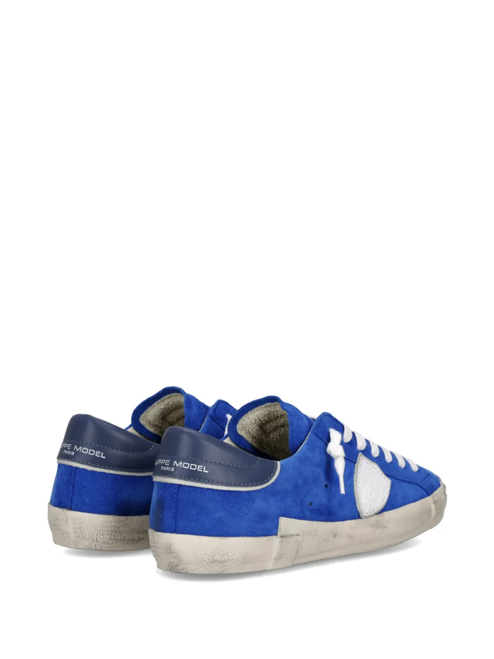 Philippe Model Paris PRSX leren low-top sneakers Blauw