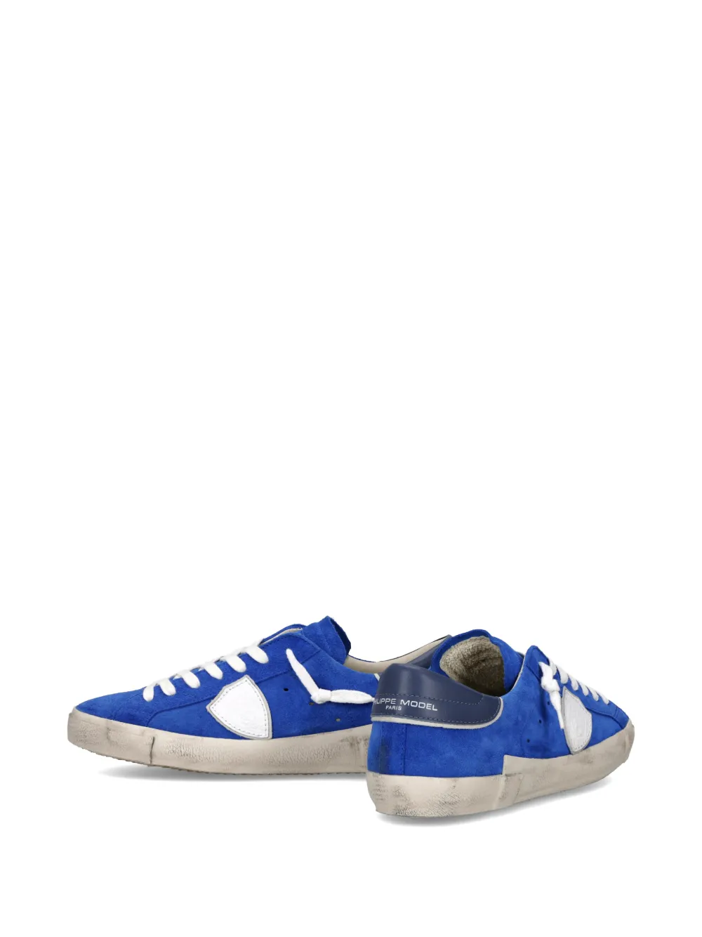 Philippe Model Paris PRSX leren low-top sneakers Blauw