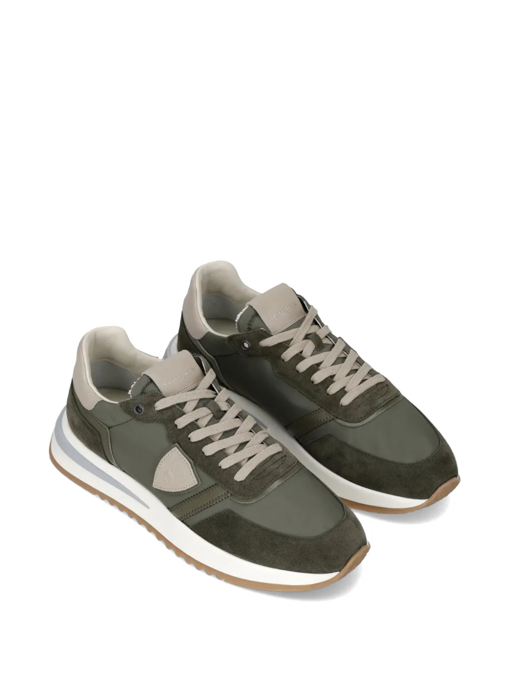 Philippe Model Paris Tropez 2.1 sneakers met vlakken Groen