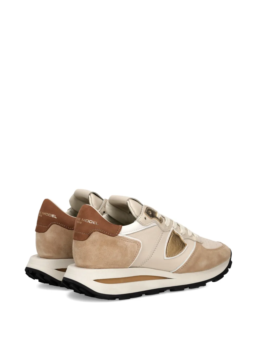 Philippe Model Paris Tropez Haute Low sneakers met patroon Beige