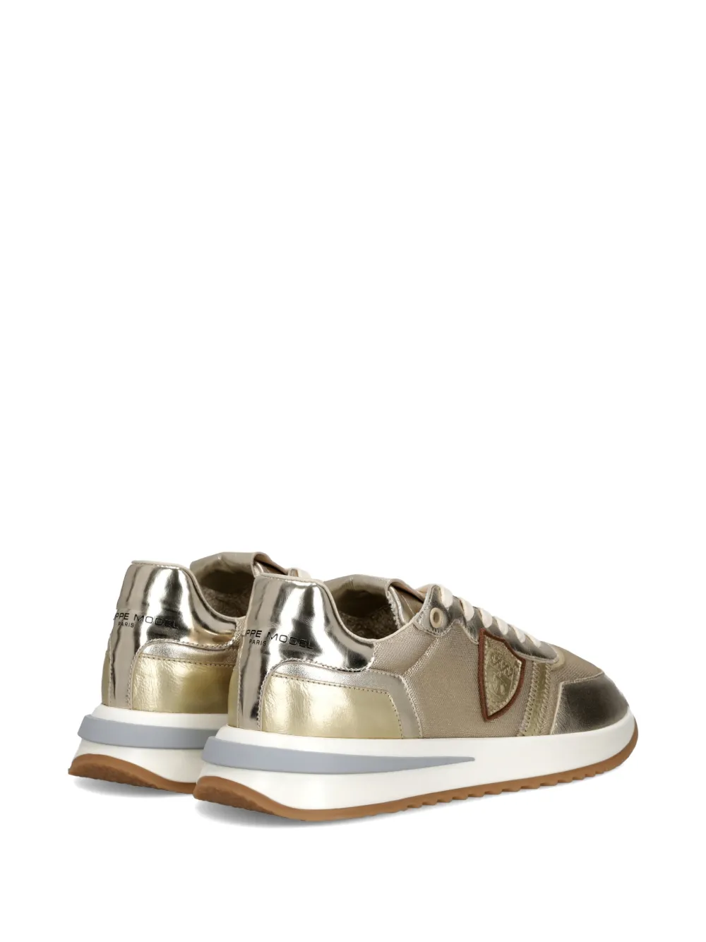 Philippe Model Paris Tropez 2.1 low-top sneakers met schildpatch Goud