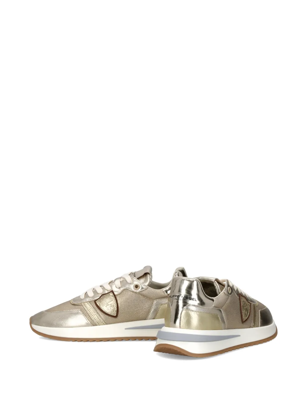 Philippe Model Paris Tropez 2.1 low-top sneakers met schildpatch Goud