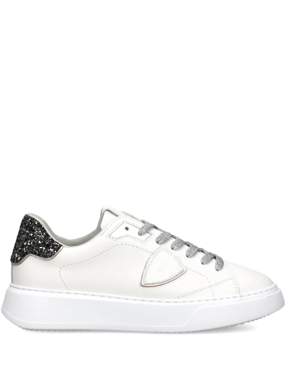 Philippe Model Paris Temple sneakers met ronde neus Wit