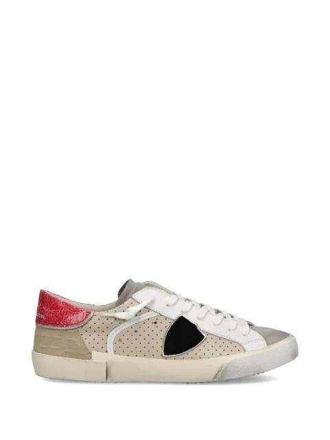 Philippe Model Paris perforated panelled sneakers