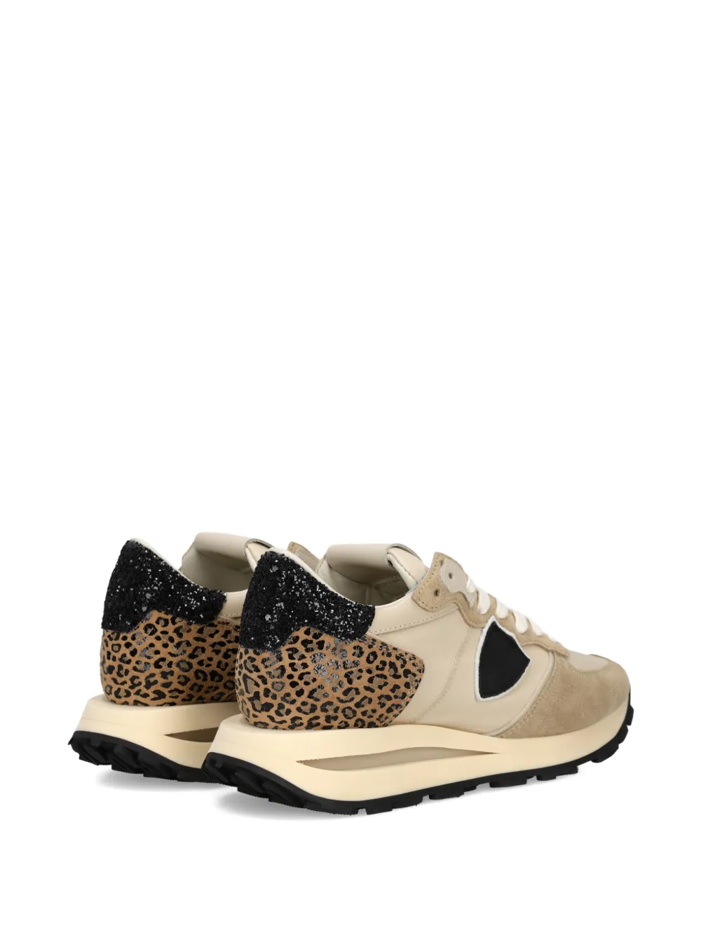 Philippe Model Paris Tropez Haute sneakers met dierenprint Beige